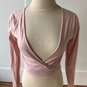 Forever 21 Crop Wrap Top